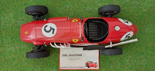 F1 FERRARI 500 F2 # 5 rouge 1/16 no 1/18 TONKA POLISTIL voiture formule 1 miniat - Imagen 4 de 7