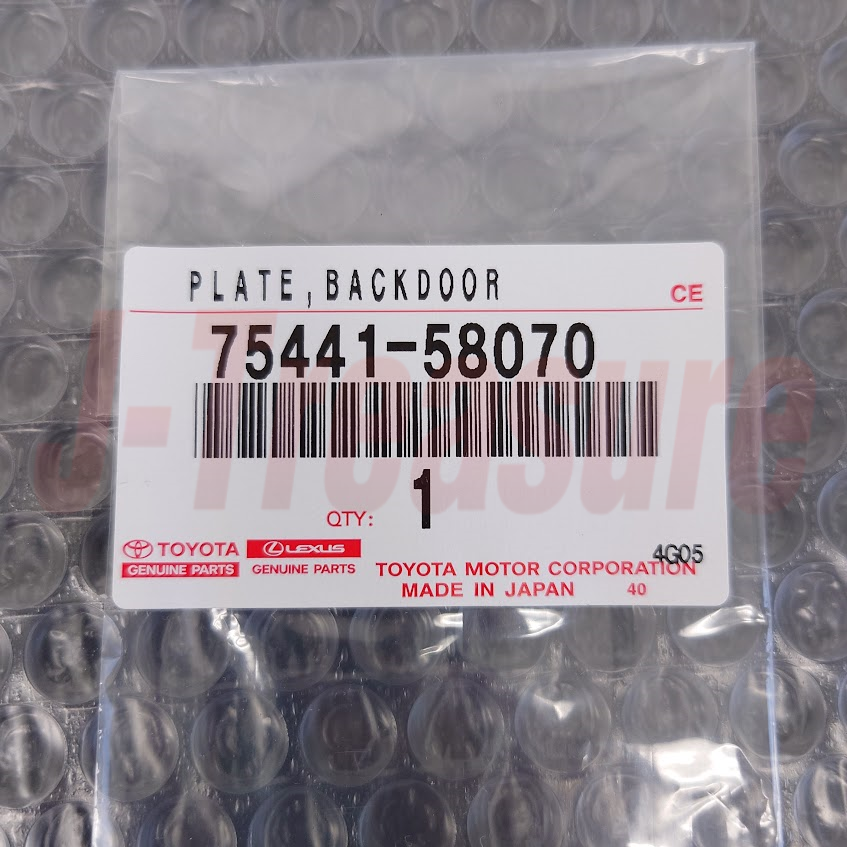 TOYOTA ALPHARD AGH30 15-23 Genuine Back Door Name Plate Emblem