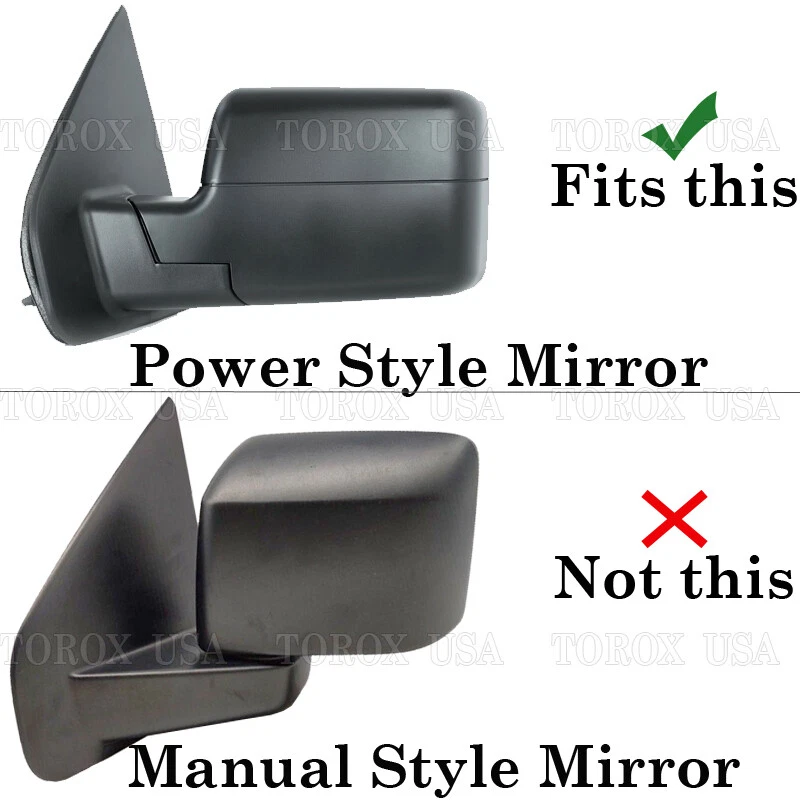 2006 2007 2008 Lincoln Mark LT Chrome Mirror COVERS Overlay for POWER MIRRORS - Image 2 of 4