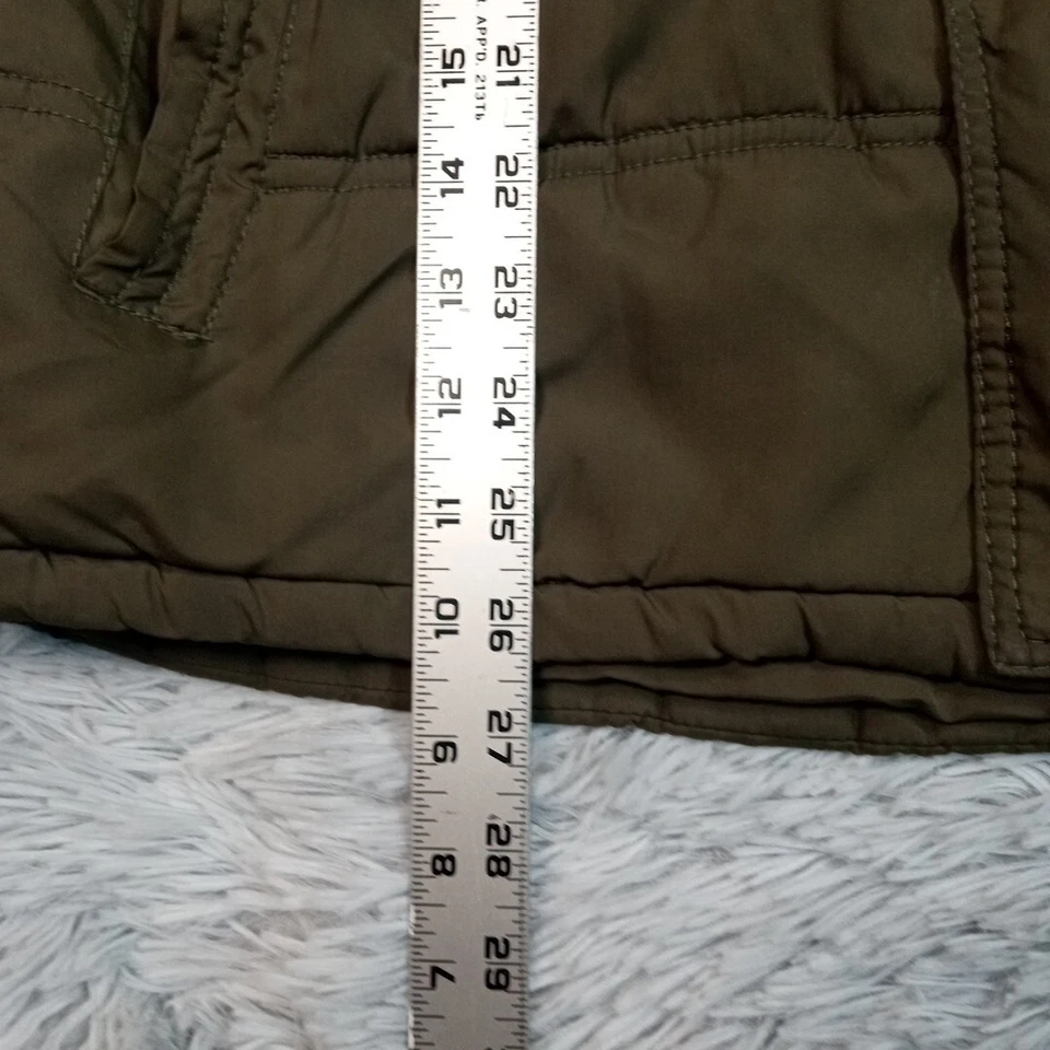 Chaleco Impermeable Para Hombres M Verde Sudadera con Capucha Gorpcore Bolsillos Aire Libre Tareas Trabajo Foto 4 de 4