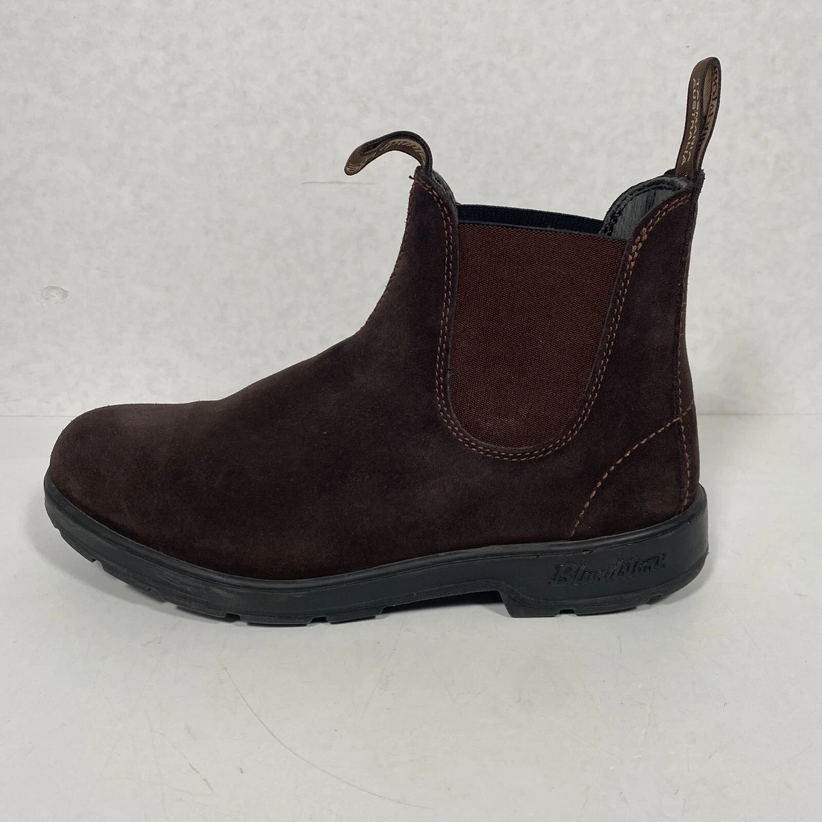 Blundstone 1458 Brown Suede Chelsea Boot Men s Size 11 US eBay