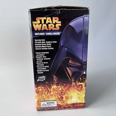 2005 Star Wars Darth Vader Bubble Gum Ball Machine Dispenser Comic