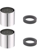 rompigetto miscelatore aeratore, set da 2 pezzi, rubinetto M18 