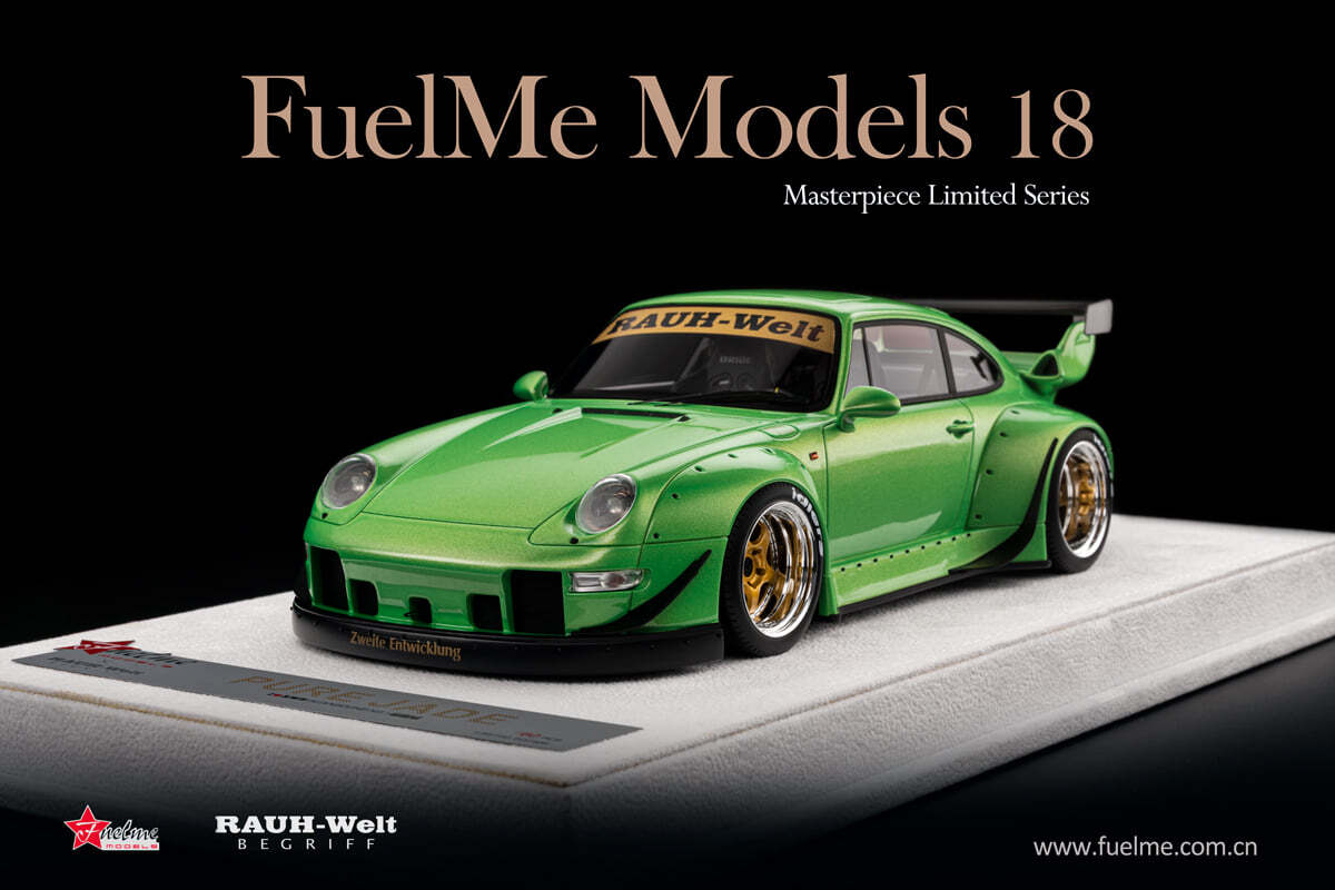 1/18 Porsche 911 993 RWB FuelMe Pure Jade GREEN FM18002LM