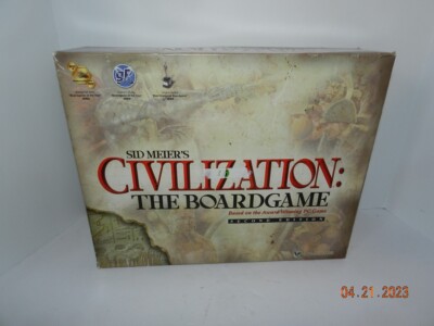 Sid Meier's Civilization the Board Game Eagle Games 2002 2nd Edition