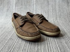 Sperry Top Sider Billfish Mens Size 10.5M Tan Leather Boat Shoes Slip On 0799320