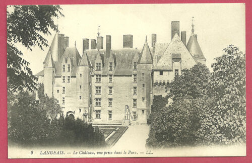 CPA-37- LANGEAIS - Le Chateau vue prise dans le Parc - Foto 1 di 1