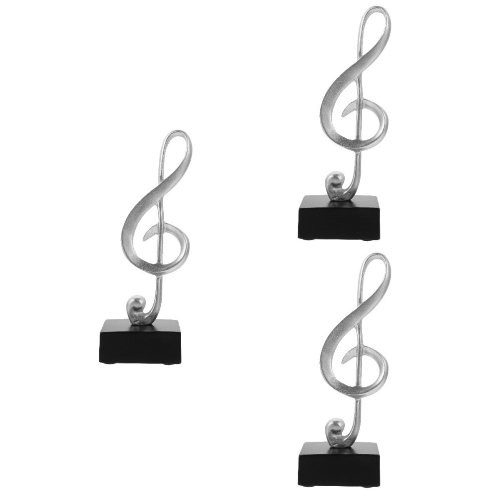 3 Pc Musical Note Ornaments Music Table Centerpieces Crafts Man eBay