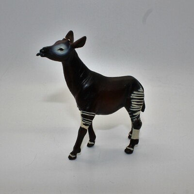 SAFARI LTD 1999 OKAPI - 2925-20 - MIAMI FLORIDA - PLASTIC FIGURE TOY