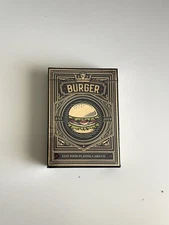 One Fast Food Playing Cards Burger (rare, Fontaine, Dananddave,theory11) Deck