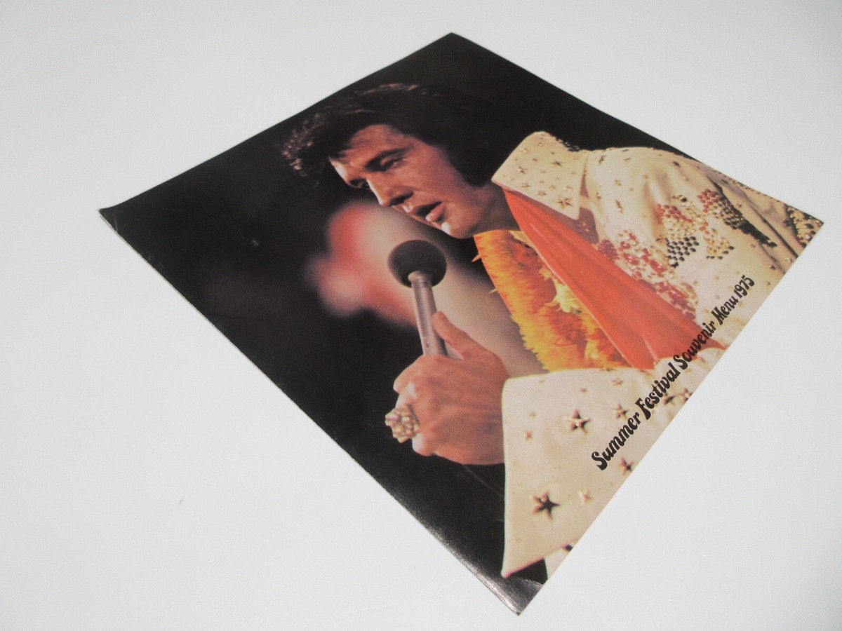 RARE! EXCELLENT! 1975 Elvis Presley Summer Festival Souvenir
