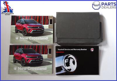 Original Vauxhall Crossland 2020-2025 Betriebsanleitung Handbuch Service Pack gebraucht