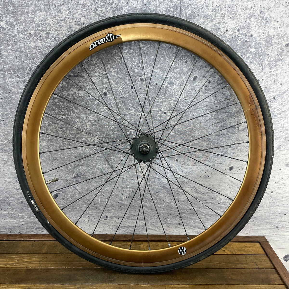 700c Fixie Front Wheel Aero Brev.M Stars Circle 32 Spoke 32h