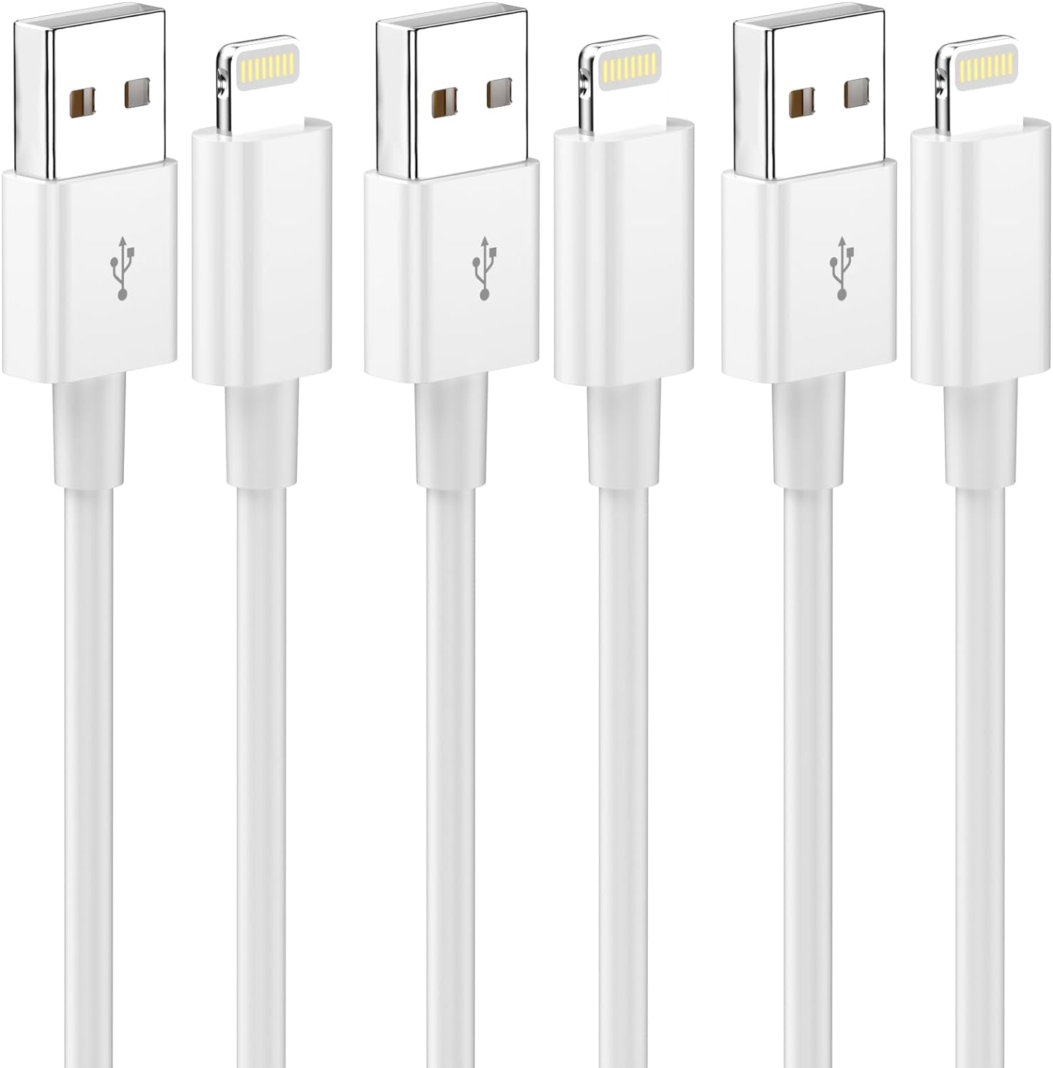 Iphone Charger [Apple Mfi Certified] Lightning Cable 3Ft Iphone Fast Charging Ca-image