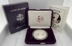 1988-S $1 Proof American Silver Eagle 1 oz .999 Fine in US Mint Box & COA