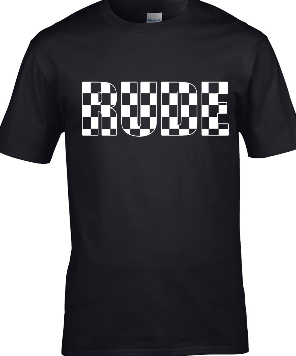 Rude Boy TShirt Men's Ska 2Tone Madness Specials Reggae Skinhead T