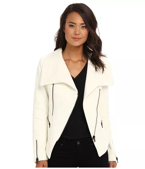 White 2025 hoodless jacket