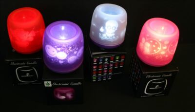 3'' Electronic Candles, Safe! Great for Kids bedrooms night light, pumpkin lights