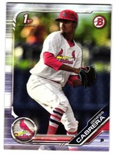 2019 Bowman Genesis Cabrera #BP-142 Prospects