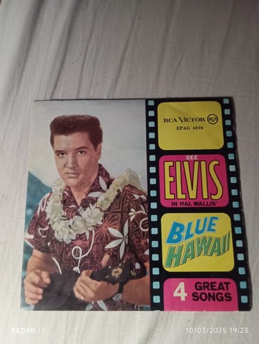 Elvis Presley Blue haway EP EPAG 6010 rare Greek RCA VICTOR TOP EX+