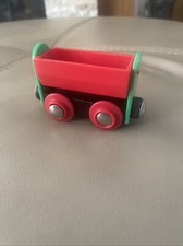 VINTAGE 1991 BRIO Wooden Railway 33310 Tipping Truck Train Engine - One Piece