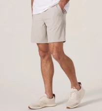 Normal Brand Hybrid Shorts Mens 31 Stretch Chino Performance 8" Zip Pocket Golf