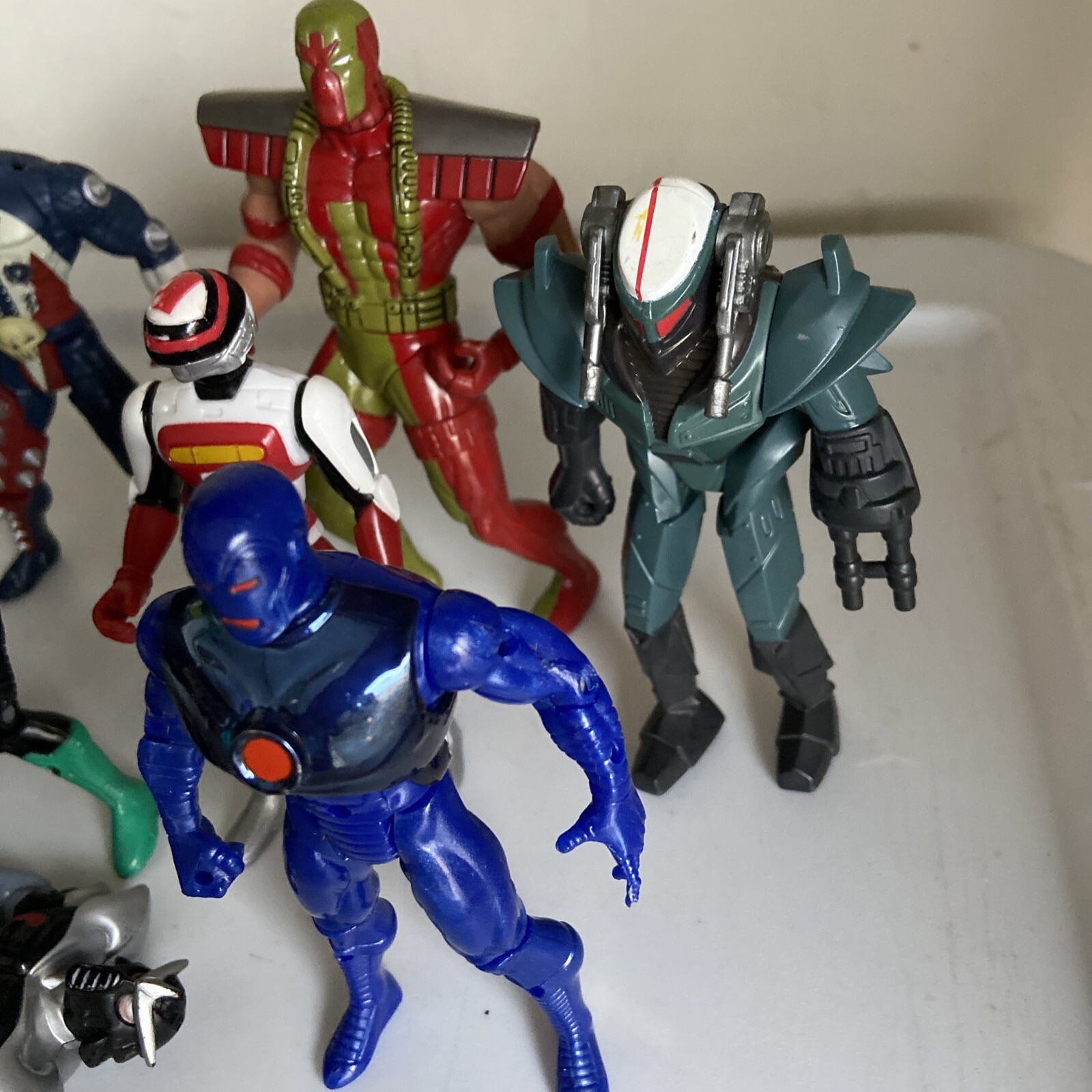 Vintage 90&rsquo;s Action Figure Lot - 12 Figures (Sagan, Marvel, Mirage, Image)