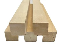 5 Pcs, Basswood Carving Wood Blocks 2x2x12 Craft Turning Blank- Free US Shipping