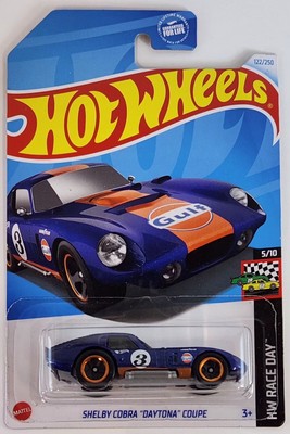 2024 Hot Wheels Shelby Cobra ''Daytona'' Coupe 122/250 HW Race Day Gulf Goodyear
