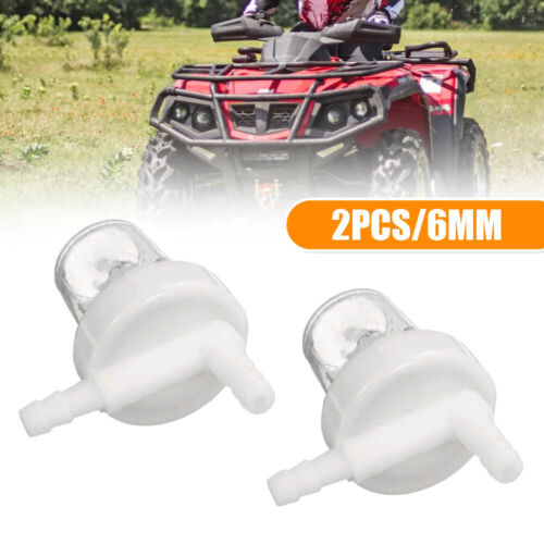 2Pcs Petrol Fuel Filter Universal For Motorcycle Using 1/4inch (6mm) Fuel Line - Picture 9 of 12