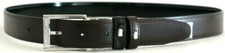 Brooks Brothers Men'sReversible Glossy Belt Brown Black MADE IN ITALY NWT 128.00