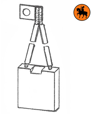 STEINBOCK Kohlebürsten Set 01010301 – 10x32x32mm Produktbild-Vorschau 2