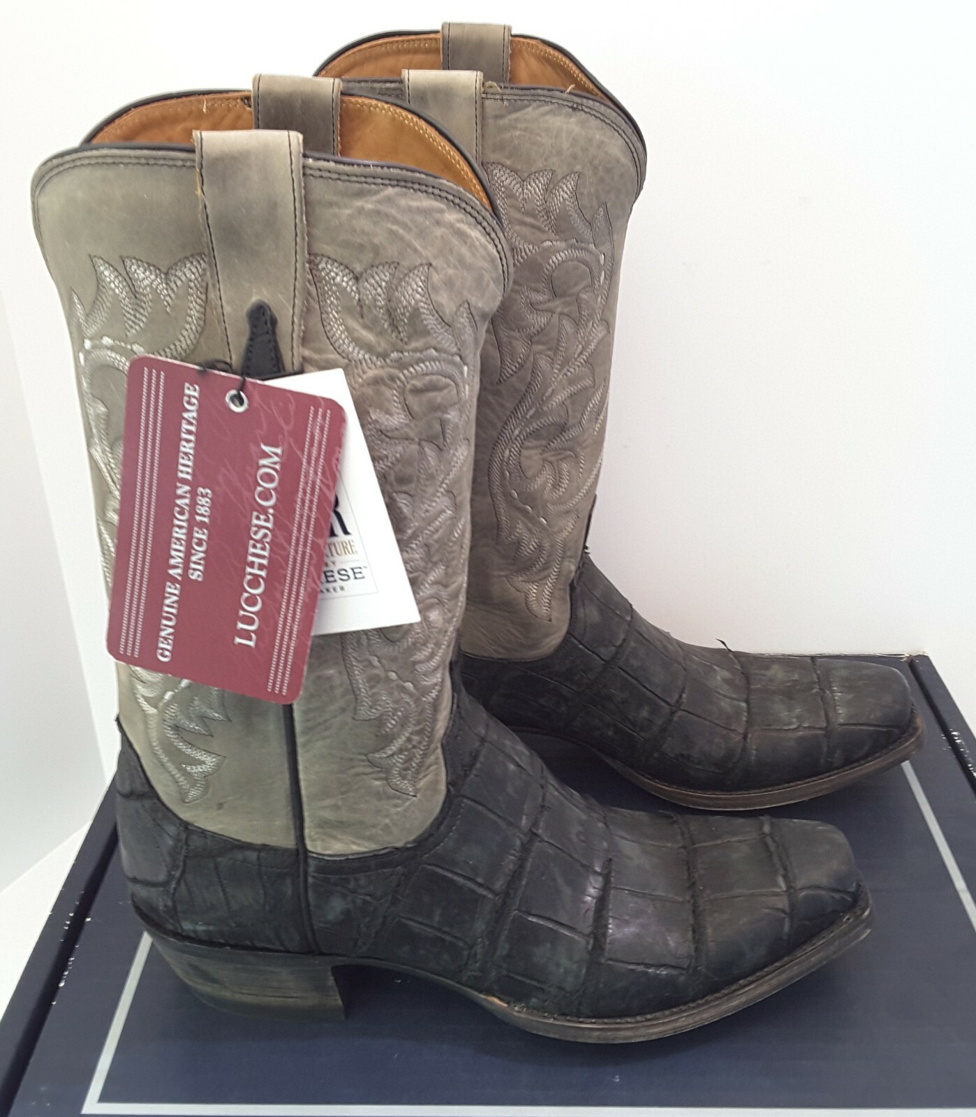 lucchese alligator cowboy boots