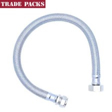 500mm  x 3/4" BSP x 15mm Compression Fitting Tap Connectors Flexi Pipes wras uk