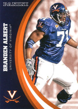 PANINI-COLLEGIATE Branden Albert CHIEFS DOLPHINS Virginia CAVALIERS