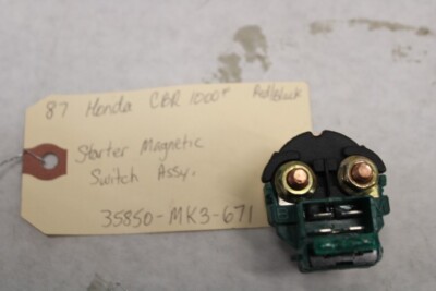 Starter Magnectic Switch 35850-MK3-671 1987 Honda CBR1000F