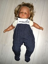 Süsse, ältere Weichkörperpuppe  mit Schlaf...