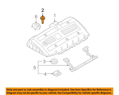 Genuine BMW Engine Valve Appearance Cover Screw OEM 11127531561