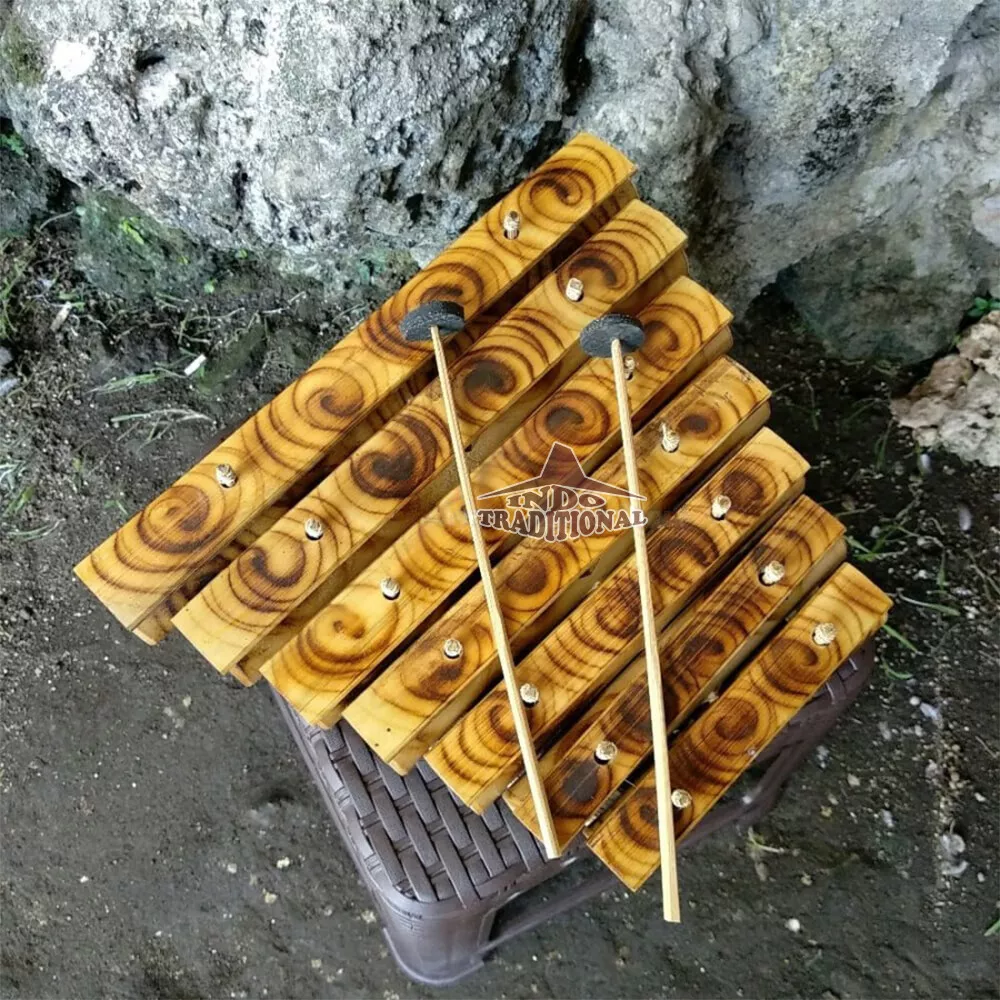 Gamelan Rindik Bali Bamboo Xylophone 7 Tones Traditional Musical