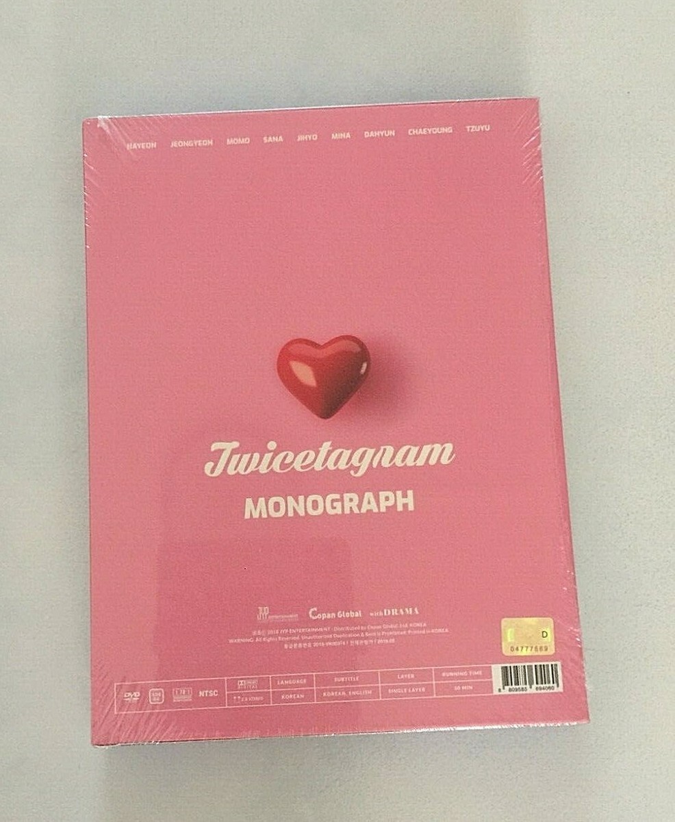 TWICE monograph twicetagram DVD＋トレカ Twice - Twicetagram Monograph Photobook + DVD No Photocards