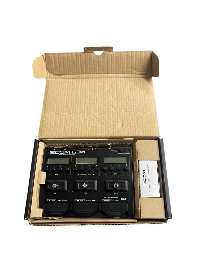 Zoom G3n Multi Effects Processor Model G3n w/ Adapter & Box Good*782 | eBay