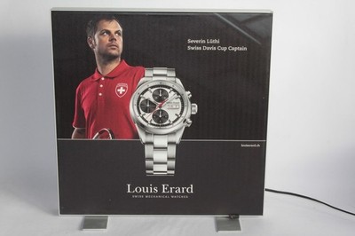 LOUIS ERARD Leuchtwerbetafel Uhr (52337)