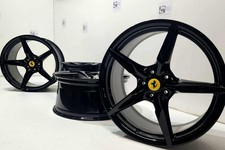 20 Ferrari F8 488 Black Wheels Tributo Genuine Original Factory Oem Gtb 458