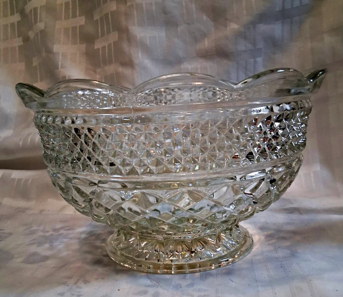 Anchor Hocking Wexford Punch Bowl Glass for sale | eBay