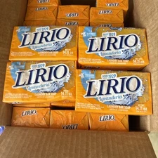 12 Pack LIRIO JABON DE LAVANDERIA / LAUNDRY BAR SOAPS 400g each