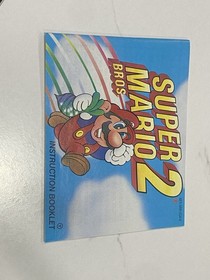 Super Mario Bros 2 Nintendo NES SMB2 Cib Game Cartridge Authentic Near Mint Box