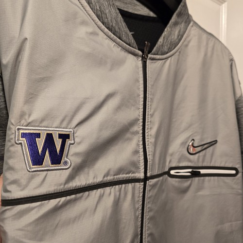 Washington Huskies Jacke Herren Large Nike CFB Playoff Full Zip Logo NCAA 4XL - Bild 3 von 9