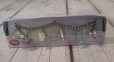 Disney Princess Cinderella Colored Charm Bracelet