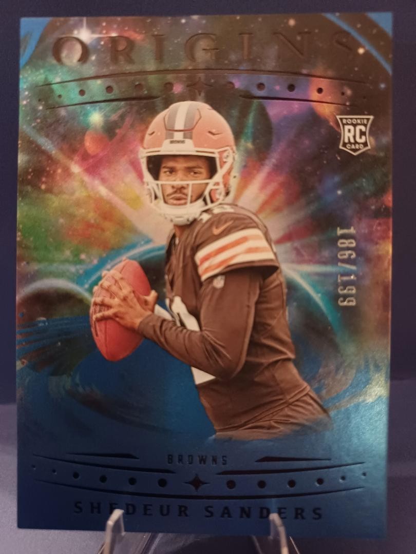2025 Panini Origins - Shedeur Sanders #107 -  Holo Blue  - 186/199