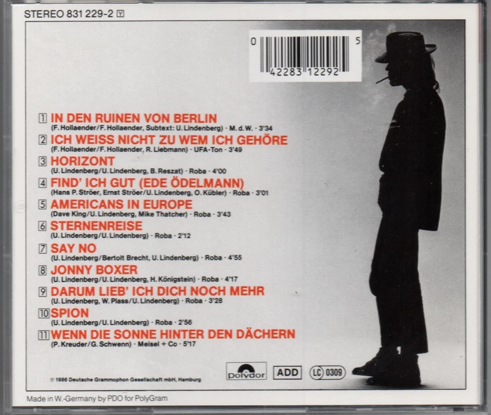 UDO LINDENBERG - Phönix CD - Bild 2 von 2